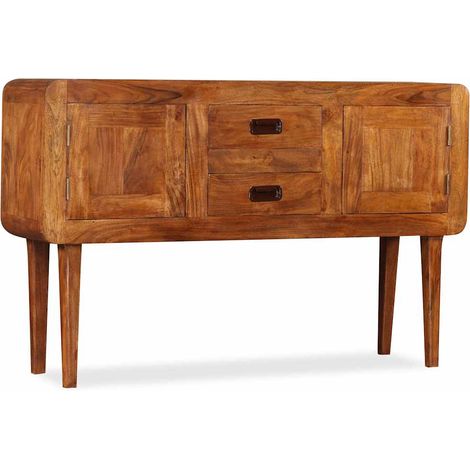Maison Exclusive - Credenza in Legno Massello con Finitura Ambra 120x30x75 cm (1/5)