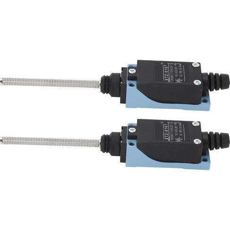 Interrupteur de fin de course 2 pièces, contact momentané, tige à ressort flexible, 250V 380V, compatible CNC imprimante 3D (1/5)