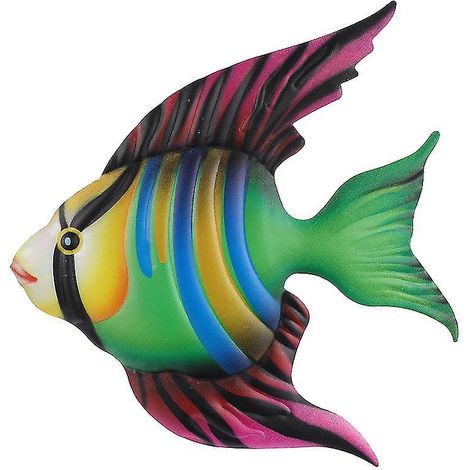 Décoration murale en métal en forme de poisson (1 pièce) pour bar (1/3)