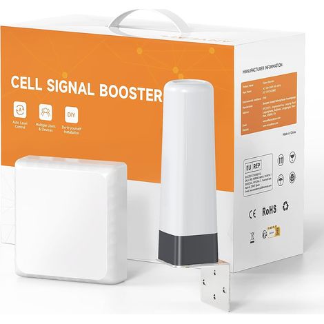 Amplificateur 5G 4G LTE 3G GSM pour Bande 1,3,7,8,20, Amplificateur Reseau Mobile pour Maison, Bureau et Les Zones à Très Faible Signal, Compatible avec Orange SFR Bouygues Telecom Free (1/5)