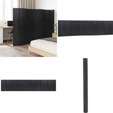 Cloison de séparation gris 165x800 cm bambou - Séparateur De Pièce - Écran De Séparation - Cloison Pliable - Décoration Murale - Bambou - Home & Living (1/5)