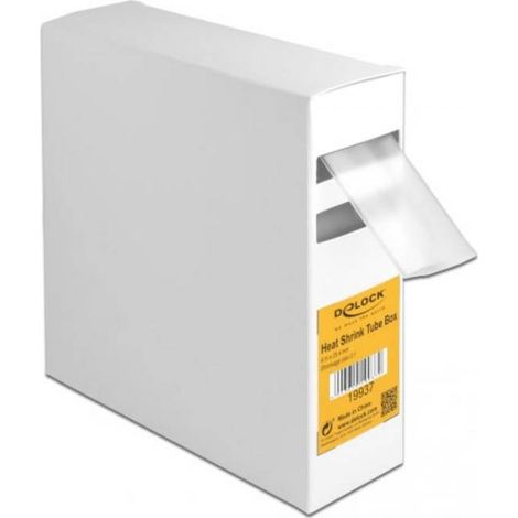 Delock 19937 Guaina termoretraibile Trasparente 25 mm Restringimento:2:1 1 pz.