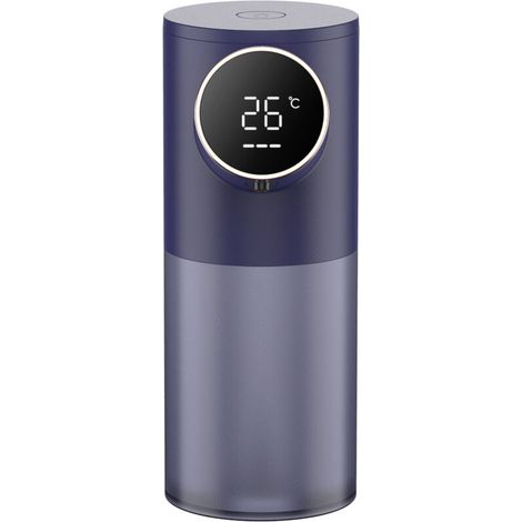 SABIR Distributeur de Savon Automatique,320 ML Distributeur Savon Mousse avec Rechargeable USB, IPX4 Distributeur Savon sans Contact avec Détecteur de Infrarouge Capteur, Convient pour Cuisine, Bain (1/5)