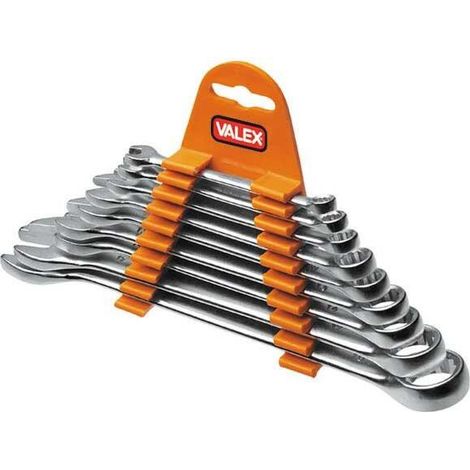 Chiavi combinate Cromo Vanadio 9 pezzi 1460813 VALEX (1/2)