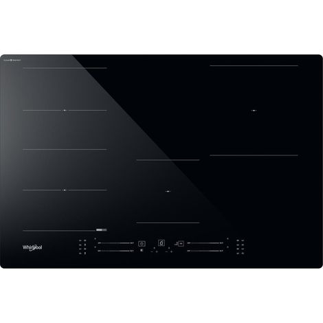 Whirlpool WF S1577 CPNE Schwarz Integriert 77 cm Zonen-Induktionskochfeld 4 Zone(n)