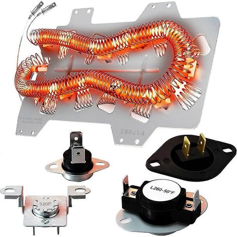 DC47-00019A élément chauffant pour SAMSUNG sèche-linge DV42H5000EW/A3 DV45H7000EW/A2 DV40J3000EW/A2 DVE50R5400V/A3 DV42H5200EP (1/5)
