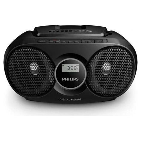 RADIO CD CON ALTAVOCES PHILIPS AZ215B/12 COLOR NEGRO