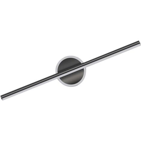 Lampe de complément LED, lampe frontale Miroir salle de bain Jane, noir, disque 40cm, tricolore (1/5)