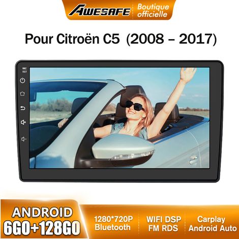 AWESAFE Autoradio Android 13 pour citroën C5 (2008-2017) 6Go+128Go avec 10'' écran Tactile Carplay Android Auto Bluetooth WiFi RDS (1/5)