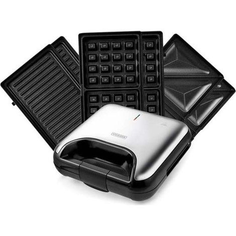 Kitchencook - Mister K - Sandwich Maker 3 En 1 Inox 800w (1/5)