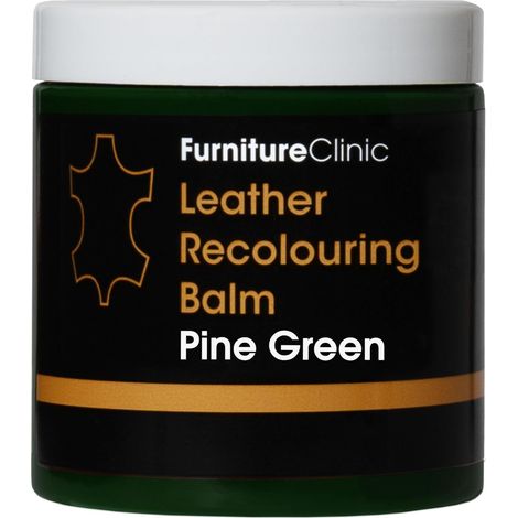 Baume de Recoloration du Cuir Vert Pin Crème pour Restaurer la Couleur et Nourrir Le Cuir Délavé, Usé ou Rayé sur Canapé, Meuble, Siège Auto, Chaussures, Sac et Blouson. 16x Teintes (1/5)