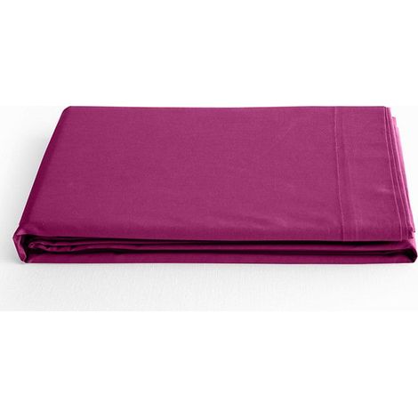 Drap plat "Prémium" pour lit 1 place & 2 places - Prémium Magenta - 240 x 300 cm pour lit 2 places
