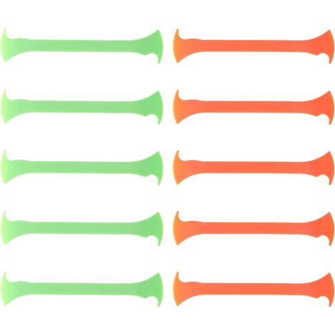 CCYKXA Ensemble 10 Pièces Outils pour Pose Film Vinyle Automobile, Raclette Plastique Orange et Verte Double, Grattoir Bordure Précis pour Teinte Vitres Voiture, Application