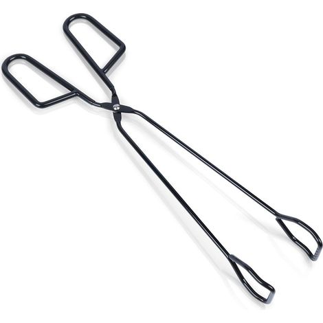 bbq Pinces à barbecue noir 31.5 cm acier inoxydable (1/5)