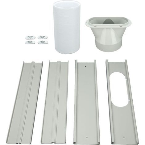 Kit de ventilation de fenêtre pour climatiseur portable, joint universel réglable de remplacement pour unité (1/5)