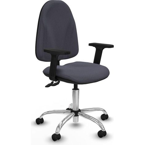 Piqueras-y-crespo Algarra chaise bureau gris foncé réglable