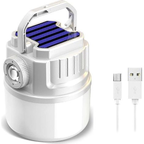 Lanterne de camping rechargeable avec 4 modes d'éclairage