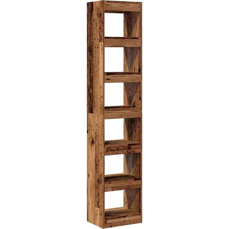 Maison Exclusive - Libreria/Divisorio Legno Antico 40x30x198 cm