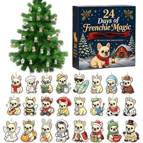 Dekorativer Adventskalender, Weihnachtsbaumschmuck (1/5)