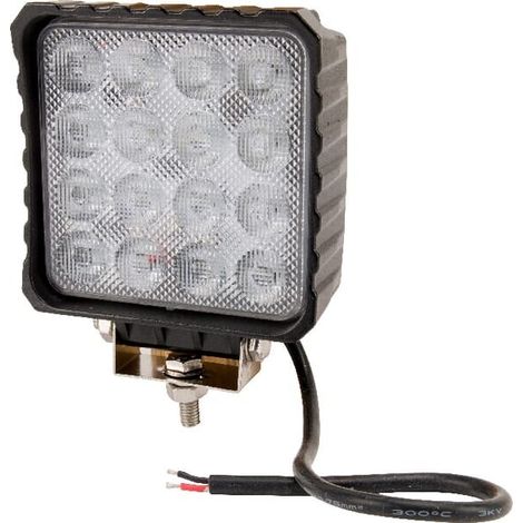 Arbeitsscheinwerfer LED'48W 3840lm quadratisch 10/30V 159x54,5x112mm Flutlicht 16 LED's'UNIVERSAL 48W LA10047 (1/5)