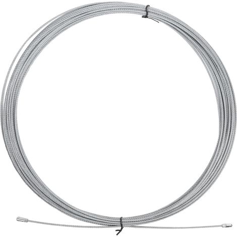 25 m langes, verdrilltes Stahlseil, 0,4 mm Durchmesser, hohe Zugfestigkeit für Aufzüge und Präzisionsinstrumente (1/5)