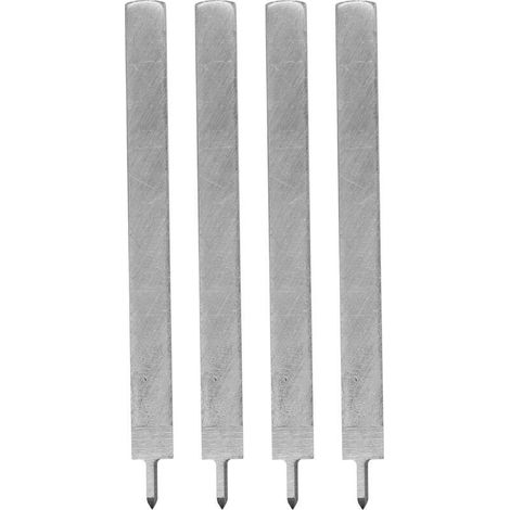 4-teiliges Lederahlen-Set, 1-armiger, hochfester, wärmebehandelter Stahl, 3-mm-Bohrwerkzeuge (1/5)
