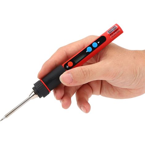 Fer à souder USB avec thermostat numérique et câble inclus  kit d'outils électriques à main levée à température réglable (1/5)