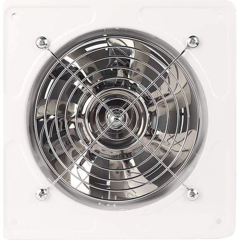 Ventilatore estrattore da 6 pollici, diametro foro di montaggio 150 mm, 40 W, ventilatore estrattore a parete per cucina e bagno (bianco)