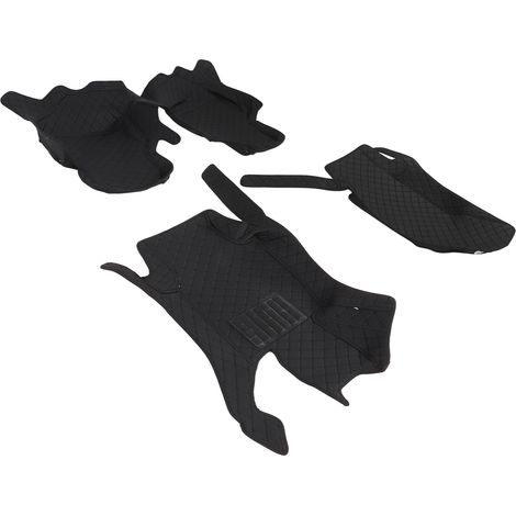 Tapis de sol voiture en cuir PU pour Mazda CX3 2018, moquette auto élégante, accessoire de remplacement, kit 4 pièces, protection intérieure robuste (1/5)