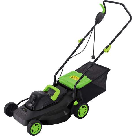 Supherba Rasaerba Elettrico da Giardino Nero e Verde 1700W Taglio 40 cm Cestello 35 L SH1700 (1/5)