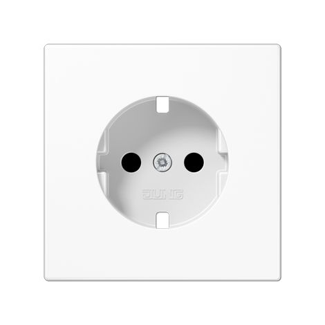 Copri base spina schuko 2P + TT BIANCO JUNG LS 1520 KI PL WW