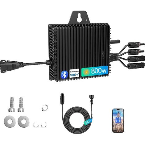 Micro Onduleur, Double MPPT, Surveillance Intelligente, 800W, 230V (1/2)