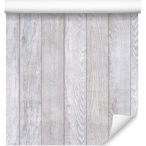 Carta da parati effetto assi di legno in stile scandinavo per soggiorno e camera da letto, 50x1000 (1/5)