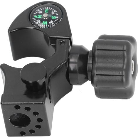 Support de perche universel en alliage d'aluminium pour collecteur de données portable de 32 mm avec boussole pour levés GPS