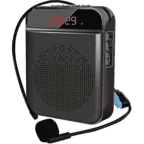 Amplificateur vocal portable Bluetooth avec ceinture - Microphone sans fil pour enseignants et activités de plein air (1/4)