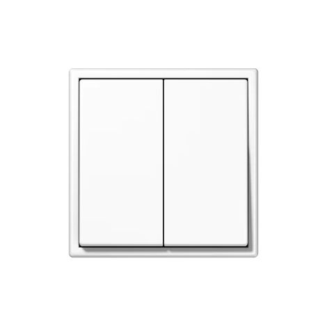 Jung Friends of Hue Transmisor de pared inalámbrico Set, 4 canales, termoplástico, Serie LS, alpinweiß FOHS LS 995 WW