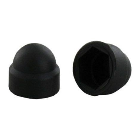 Caches boulon D8 plastique noir - INVENTIV