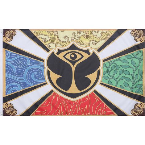 Drapierte Wanddekoration Tomorrowland 90x150cm (1/2)