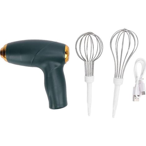 Kabelloser Handmixer, USB-aufladbar, tragbarer elektrischer Handmixer, Schneebesen, Eierquirl zum Mischen, Backen usw.