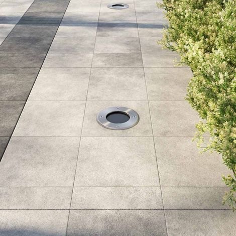 40393 vidaXL Outdoor Ground Lights 3 pcs Round (1/5)
