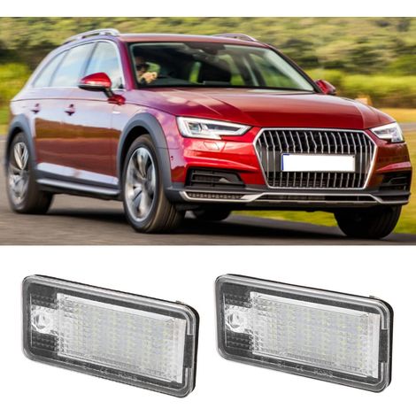 2 pièces LED 3W 12V pour plaque d'immatriculation Audi A3, ampoule à perles (1/5)