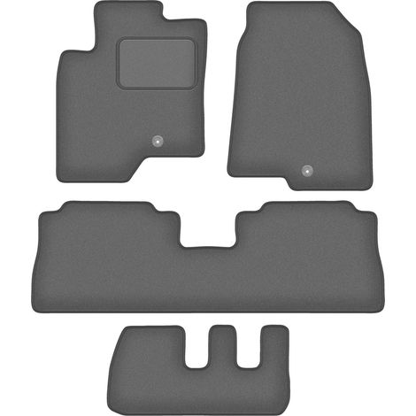 Alfombrillas de velour grafito para Chevrolet Captiva 7 plazas (2006-2017) (1/5)