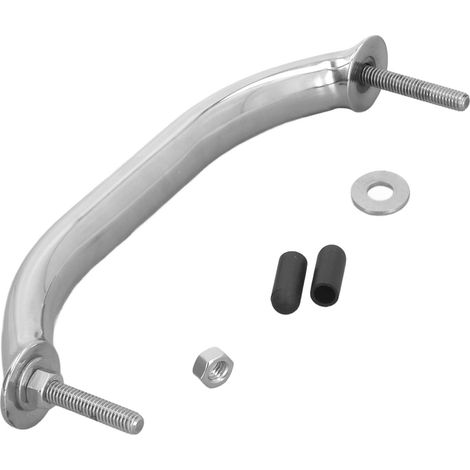 Poignée de bateau à surfaces lisses en acier inoxydable résistant à la corrosion, poignée marine pour salle de bain et cuisine, 23 cm (9 po) (1/5)