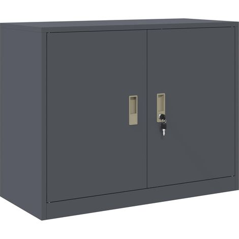 Maison Exclusive - Armadio Antracite 90 x 40 x 70 cm Acciaio