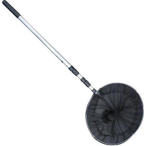 Épuisette de pêche sécurisée avec remise à l'eau, pliable et télescopique, avec manche extensible en alliage d'aluminium de 1,5 m. (1/5)