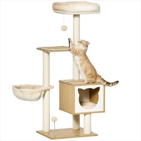 SunJet Arbre à chat, tour pour chat, griffoirs grattoirs - Réf. HZ0QY9MTSFFO (1/5)