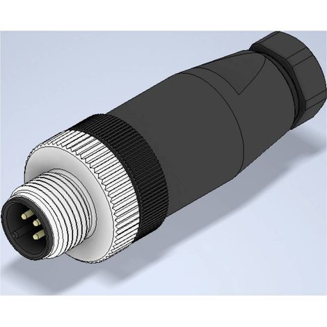 W & P Products 93880 Connettore per sensore o attuatore M12 Spina dritta Numero di poli: 5 1 pz.