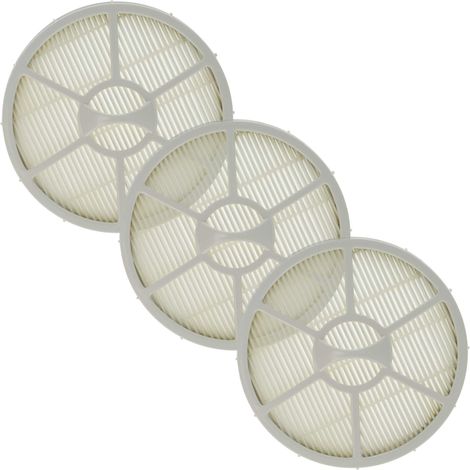 vhbw 3x filtro sostituisce Kärcher 2.863-238.0 per aspirapolvere - filtro HEPA bianco