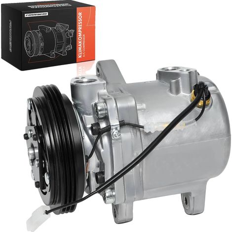 Compresseur de climatisation, diamètre de poulie de 110 mm, 3 nervures, tension nominale de 12 V, quantité d'huile de 120 ml, réfrigérant R134a (1/5)