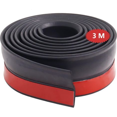 Universal Garage Door Seal, Garage Door Seal, Multi-Purpose Rubber Garage Door Bottom Seal with Nails (3M) (1/5)